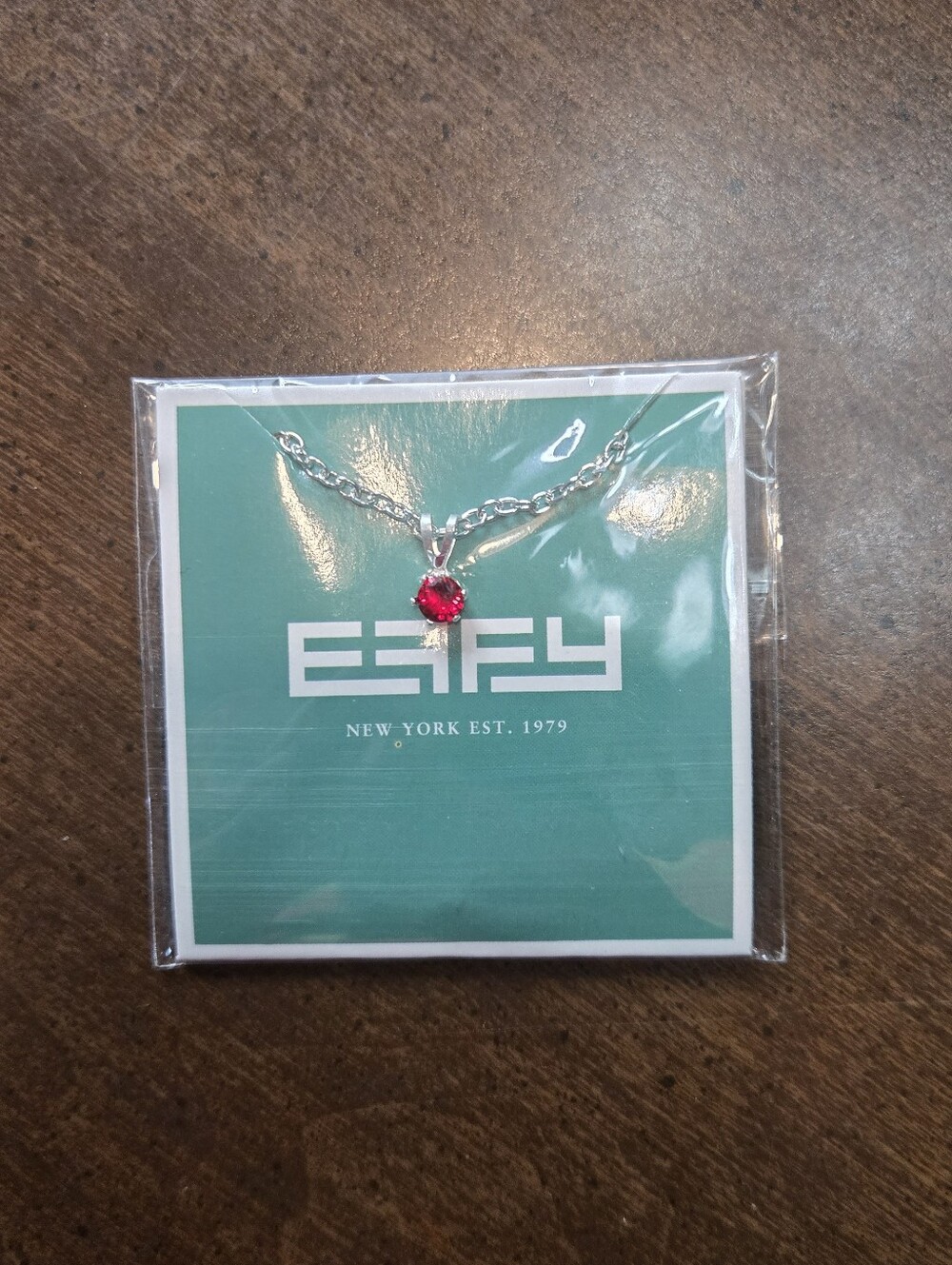 *SALE* New In Package EFFY Carnival Cruise Red Charm Necklace